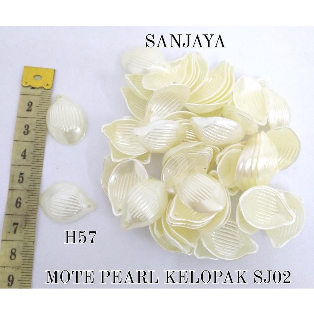 MOTE PEARL / MANIK SENDOK AKRILIK / MANIK PEARL SENDOK / MOTE PEARL KELOPAK H57 SJ02