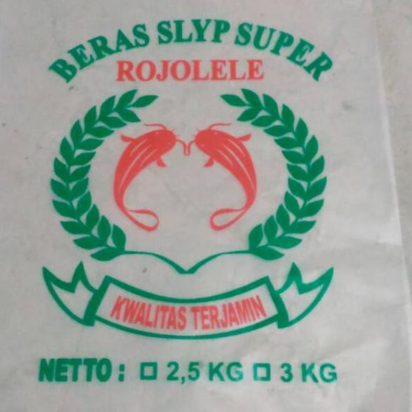 

1.1 SALE Plastik kemasan beras 2,5 kg/3 kg ROJO LELE