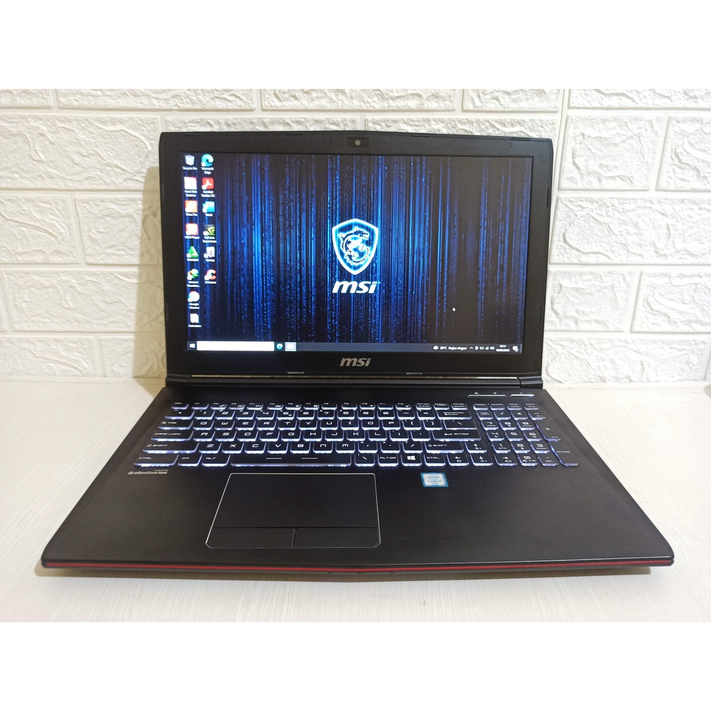 MSI GP62MVR Core i7 Gen 6 VGA Nvidia GTX1060 SSD HDD Laptop Second Gaming Bekas Gen6 GTX 1060 GP62