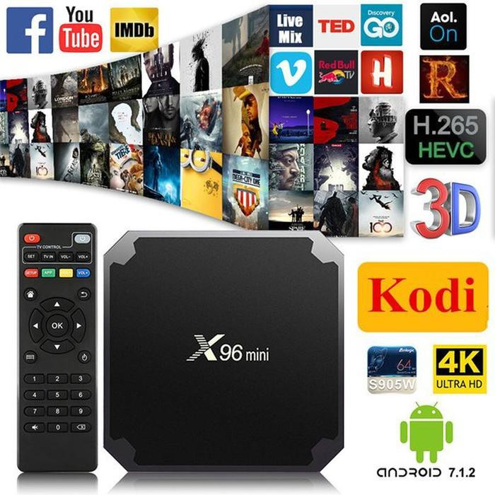 Android TV Box X96 4K RAM 2GB ROM 16GB-S905X 4Core Amlogic Android