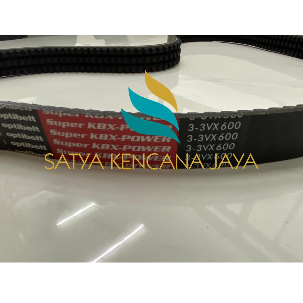 thumbnail image 2 of 3PK V Belts 3L600, 3/8\" Wide, Length 60\" Circumference, Metric M60... 2 of 12