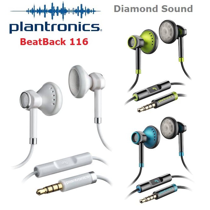 Audio - Headset - Jbl Headset Original Plantronics Backbeat 116 Stereo Headset Excellent Value|Nobox