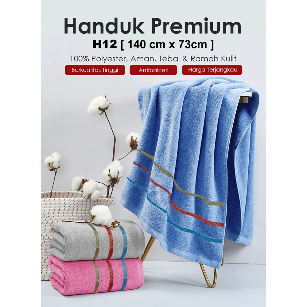 Handuk Mandi Polos Handuk Mandi Dewasa/Anak Handuk Mandi Berwarna Cerah