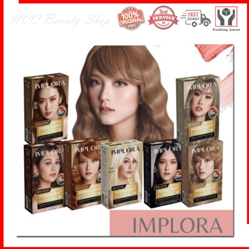 * NCC * Implora Semir Rambut Permanent Hair Color Long Lasting