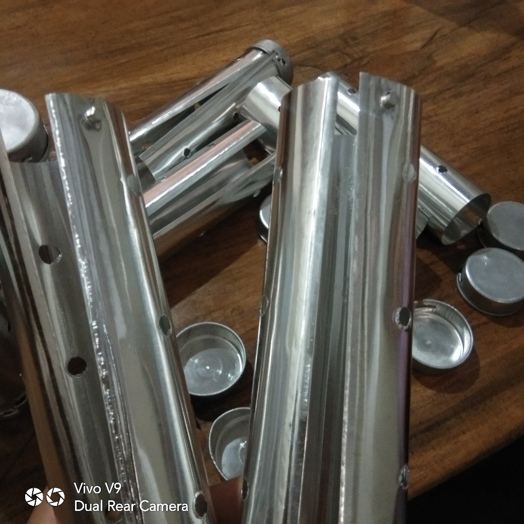 Termurah Promo Cetakan Lontong Aluminium Ukuran 4x15 Kualitas Bagus 1kg Bisa 3 Lusin