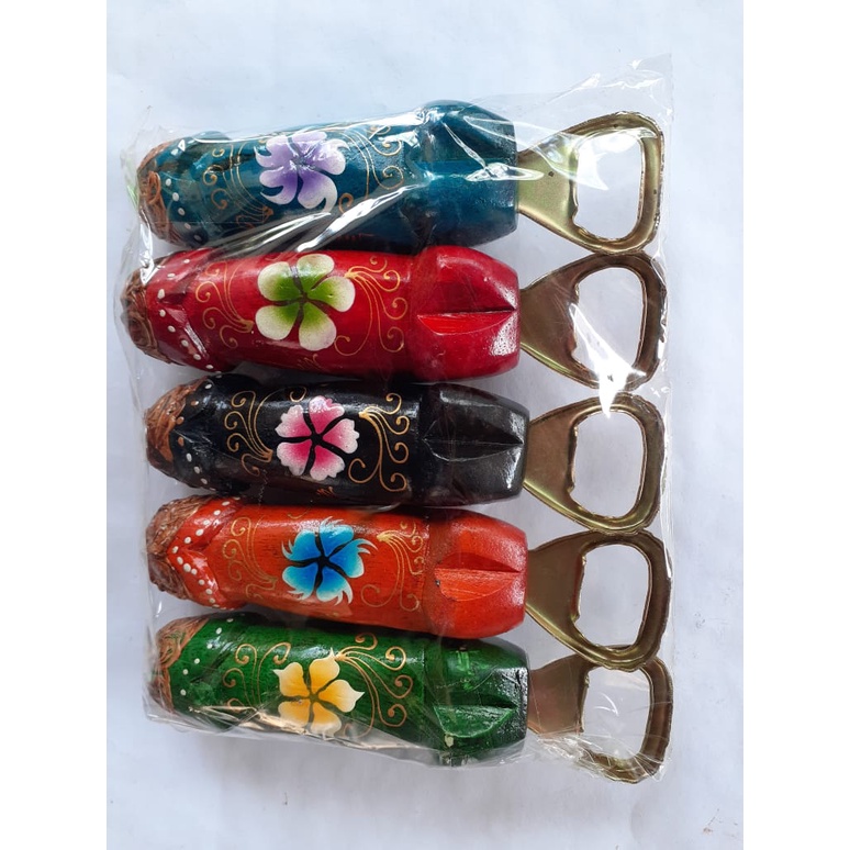 isi 5pcs bukaan pembuka tutup botol kerajinan tangan handicraft bali
