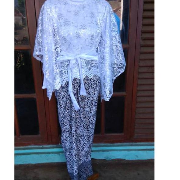 Cape Brokat bunga tali/ Set Cape tali ‑ Pgd31au22ᴮ