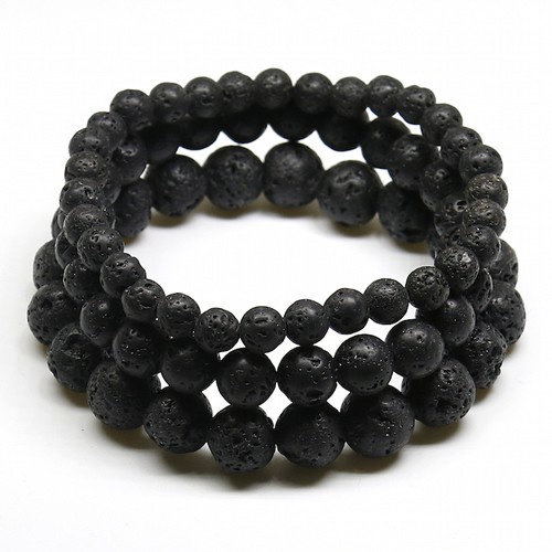 [Bayar di Tempat] GELANG LAVA STONE 8ML