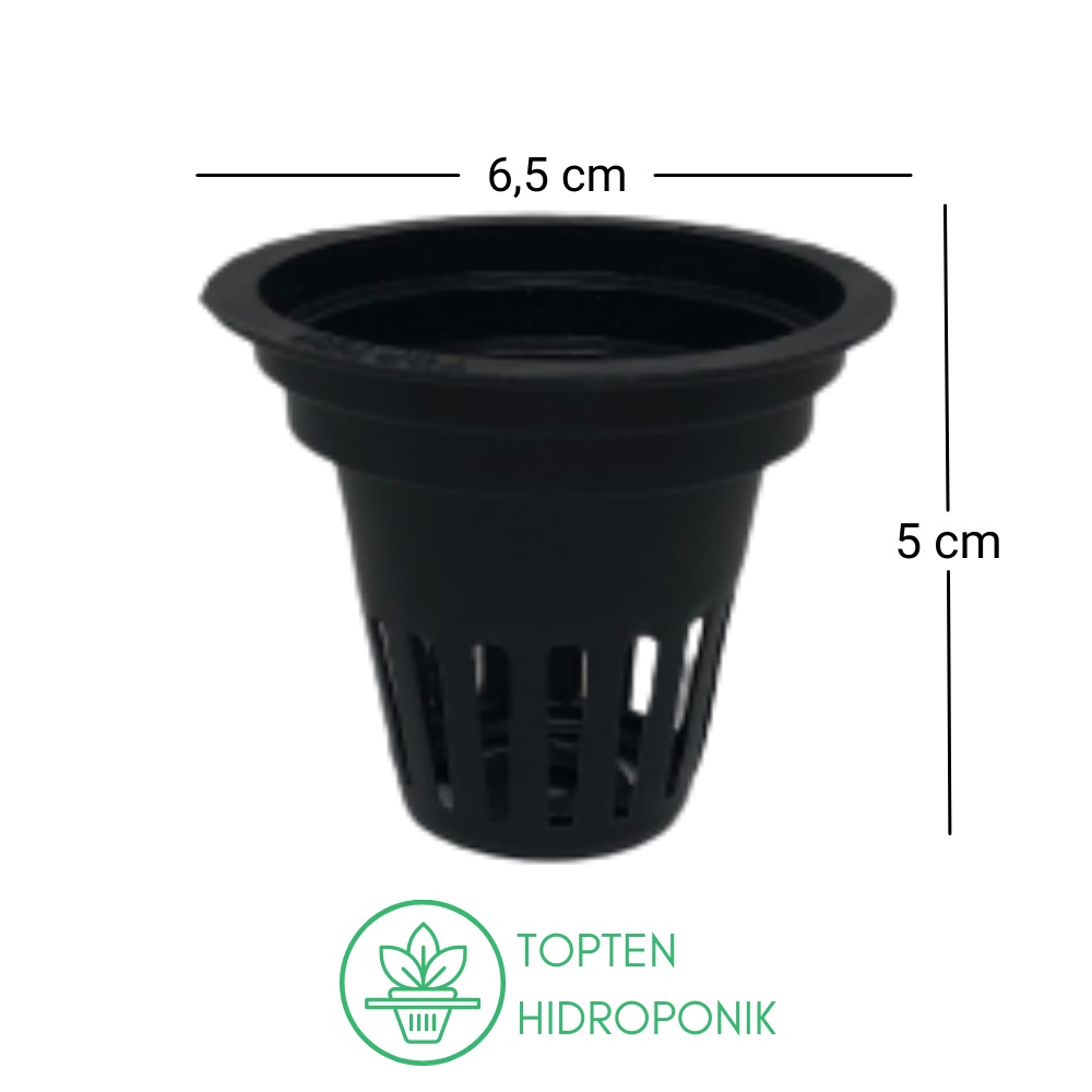 Netpot Hidroponik TOPTEN Warna Multi Diameter Bertingkat 4.5cm - 6 cm