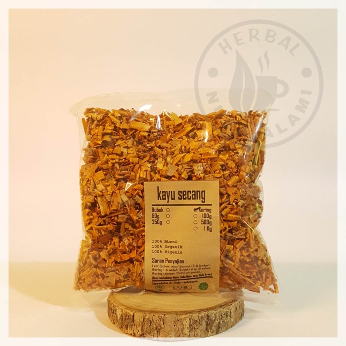 

SECANG/KAYU MERAH SERUT KERING | PREMIUM | Caesalpinia Sappan 100g