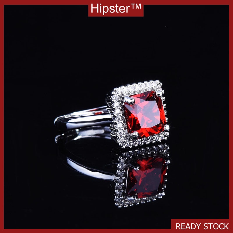 Cincin Ruby Model Terbuka Untuk Fashion