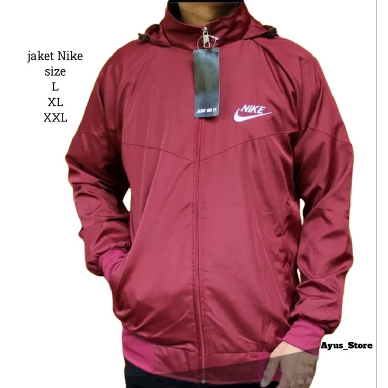 Jaket parasut / Jaket Nike / Jaket olahraga / jaket parasut pria wanita / jaket parasut murah