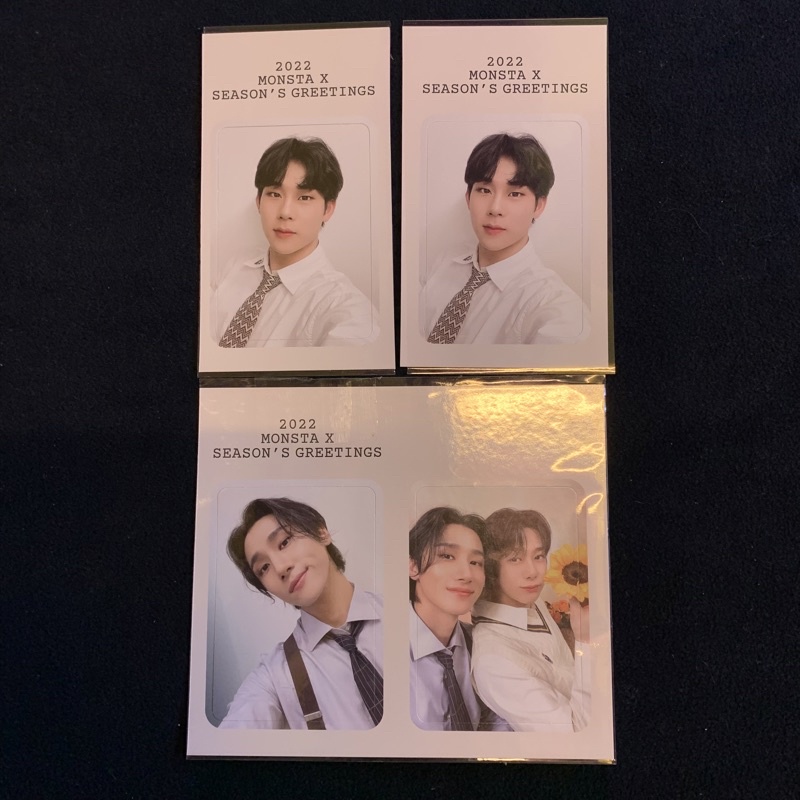 Ready Stock - Monsta X Photocard Benefit Season's Greeting 2022 from Starship Square (SSQ)