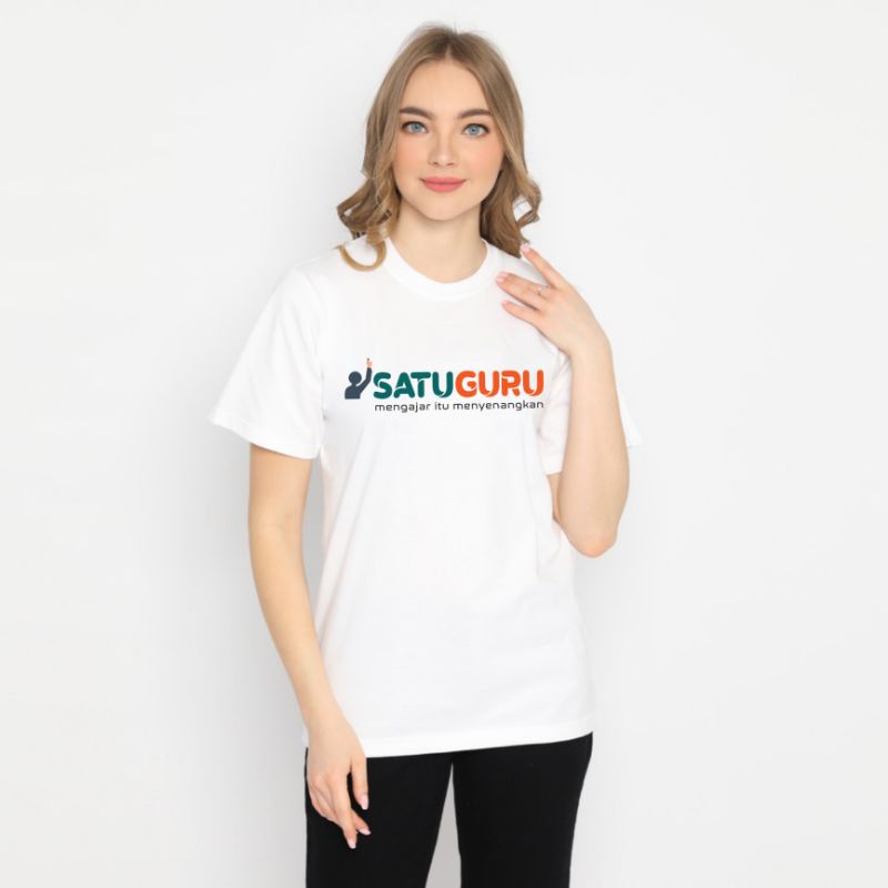 Baju Kaos Satu Guru Lengan Pendek Pria Wanita