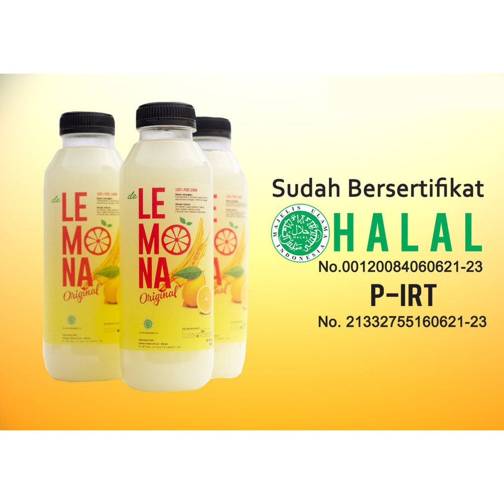 Lemona 100% Lemon Asli - De Lemona Pure Delemona Murah &amp; Bergaransi