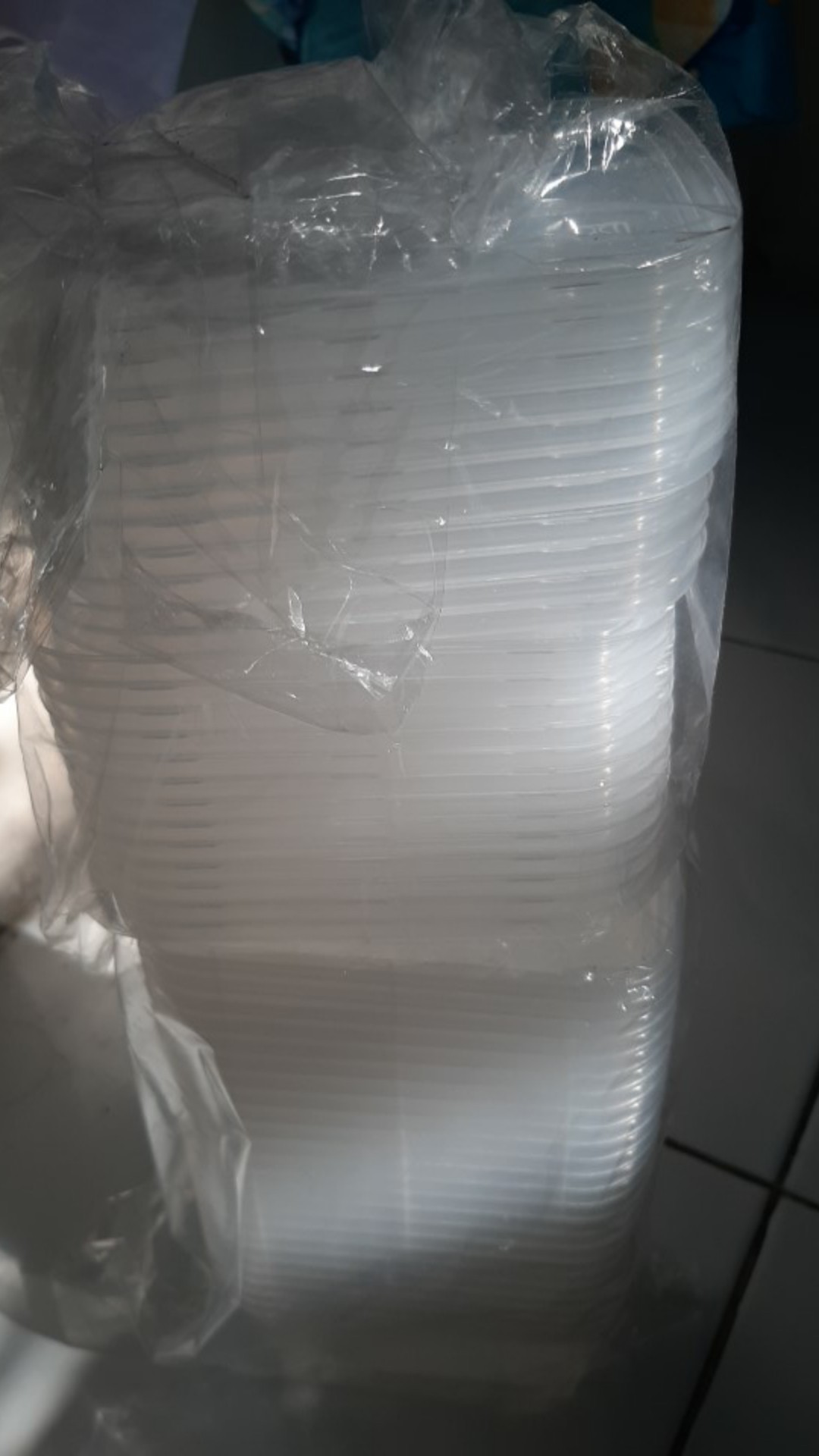 Thinwall Food Container 250ml Kotak/tempat Penyimpanan Makanan/cup Salad/cup Puding/ Dessert Box