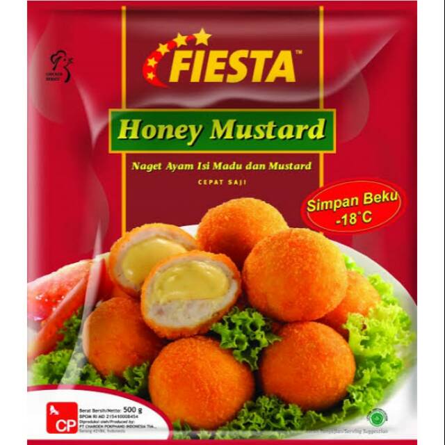 

Fiesta Honey Mustard 500gr - Naget Ayam Isi Madu