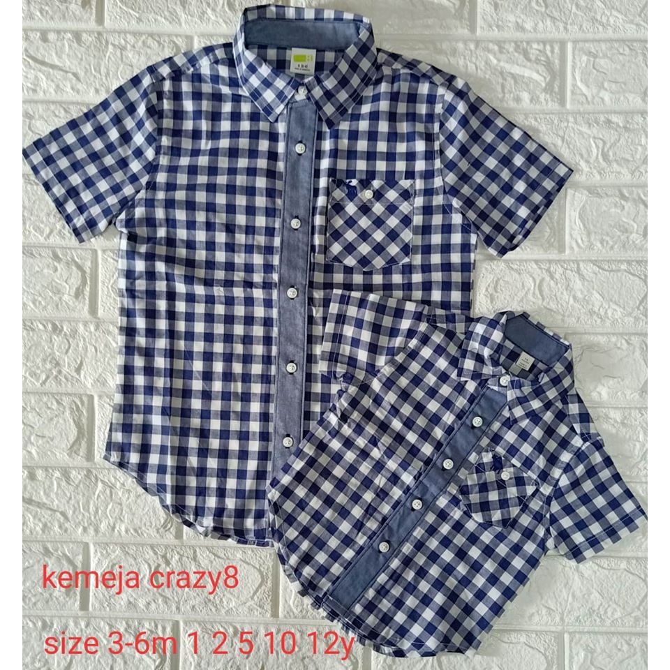 kemeja anak merk bee & bae