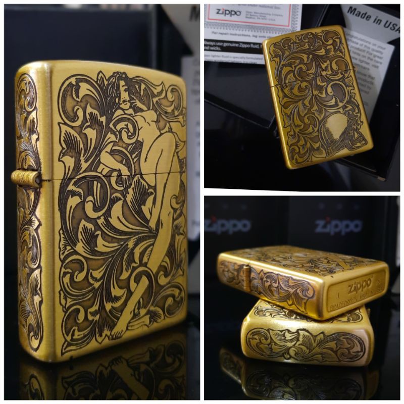 zippo sexy lady triball floral zippo skull soldier 5side golden zippo rare