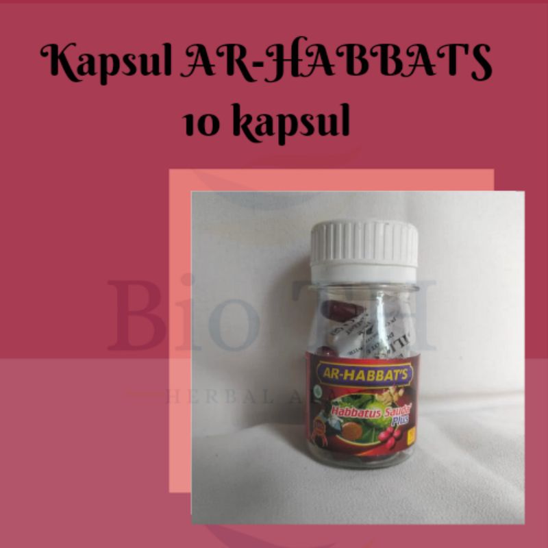 Kapsul Ar-habbats isi 10 Butir