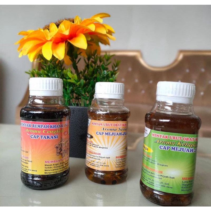 KIANO SMB - Minyak Karo Modern  Aroma Kelapa Hijau Cap Mejuah-juah