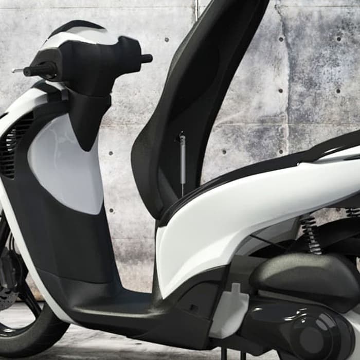 [X337] Hidrolik Pengait Jok Sepeda Motor / Hidrolik Jok Motor Crom Silver