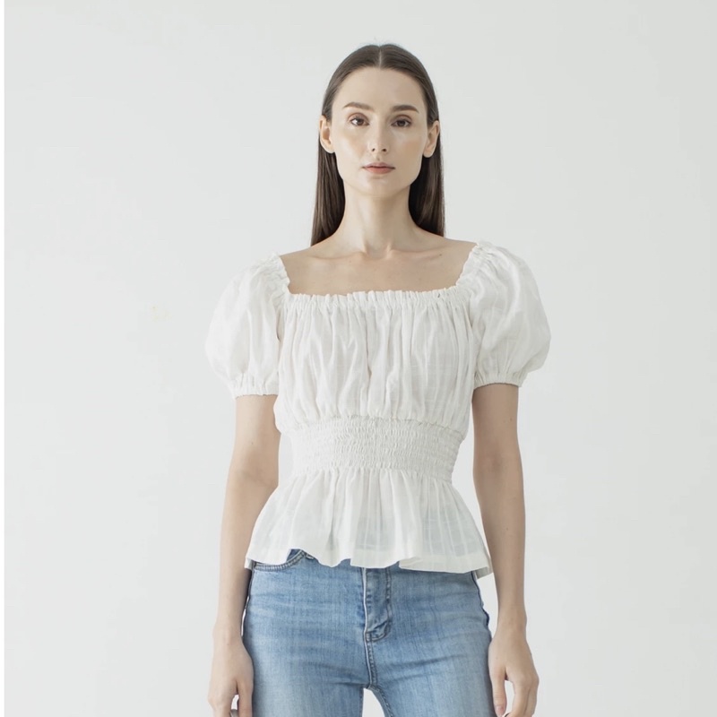 Oudre Hwasa Top in White