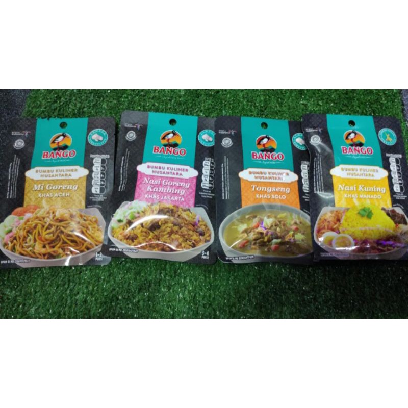 

bango masakan kuliner nusantara 4 pcs 10 rb