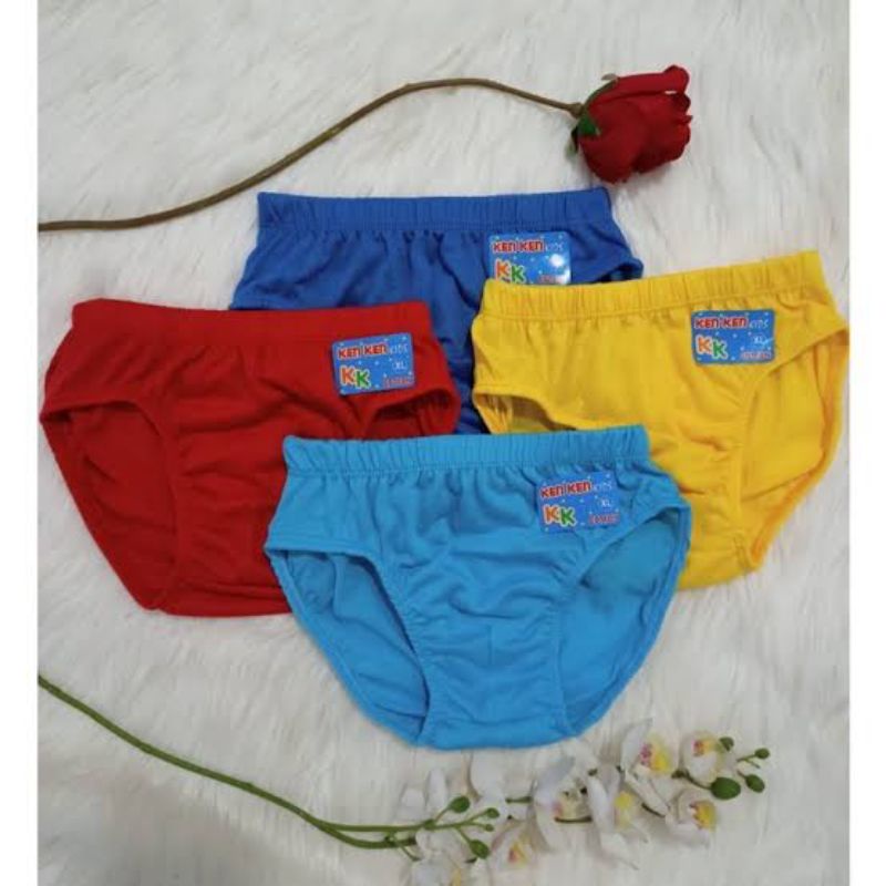 6 Pcs Celana Dalam Anak Laki Laki KEN KEN - Celana Dalam Anak Polos Murah