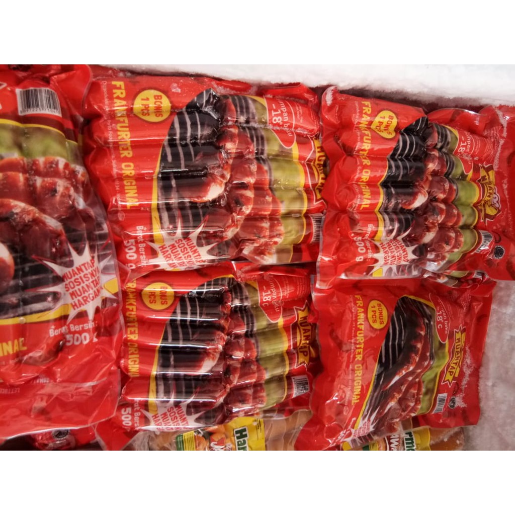 

SOSIS MUANTAP FRANKFURTER ORI MINI isi 10+1 bonus 500g SOSIS BAKAR MURAH SOSIS ENAK BARTOZ