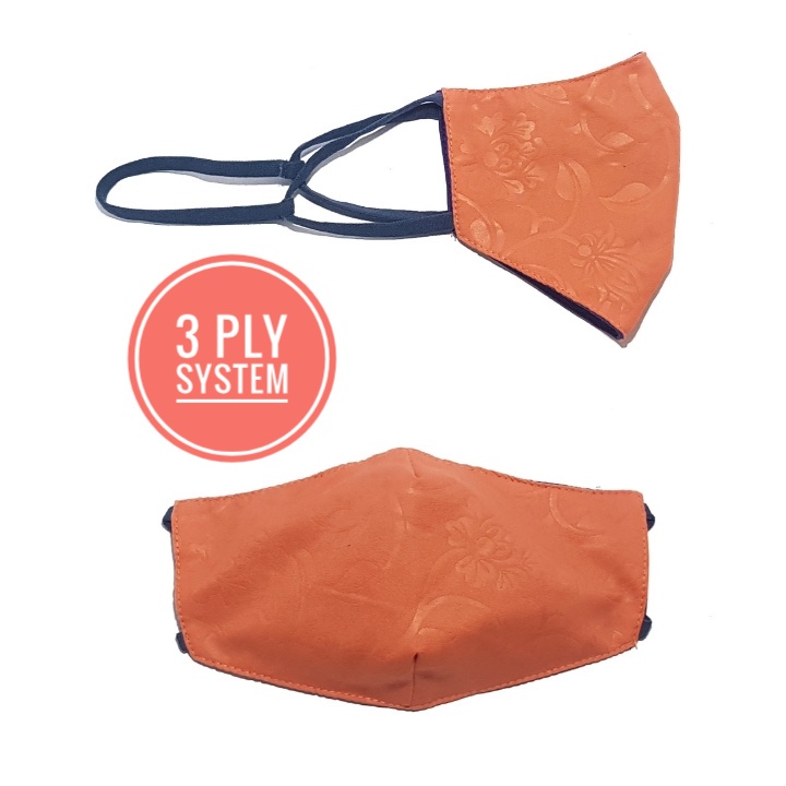 MASKER DEWASA MOTIF FLOWER MODEL DUCKBILL KAIN WAJAH PEREMPUAN LAKI LAKI COWOK BAHAN POLOS HIJAB KER