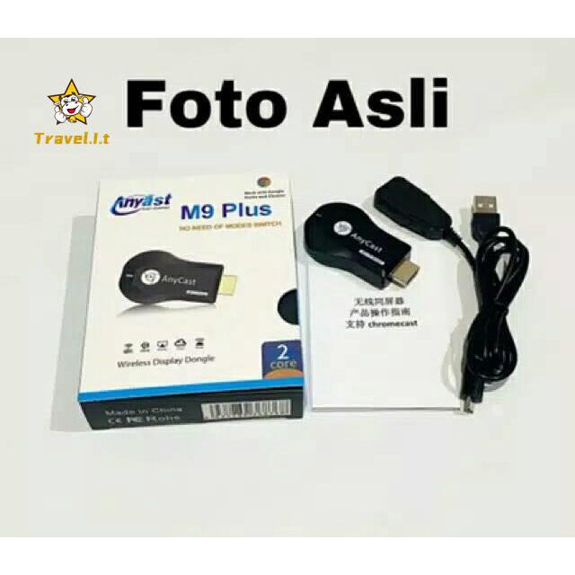 Kamera & DronePaket lengkap sambungan HP android k TV tabung (anycast dongle + hdmi2av + kabel RCA )