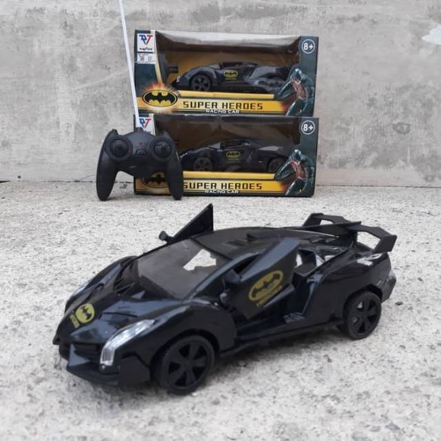 RC CAR BATMAN EDUKASI - MOBIL REMOTE CONTROL BUKA PINTU ANAK EDUKATIF