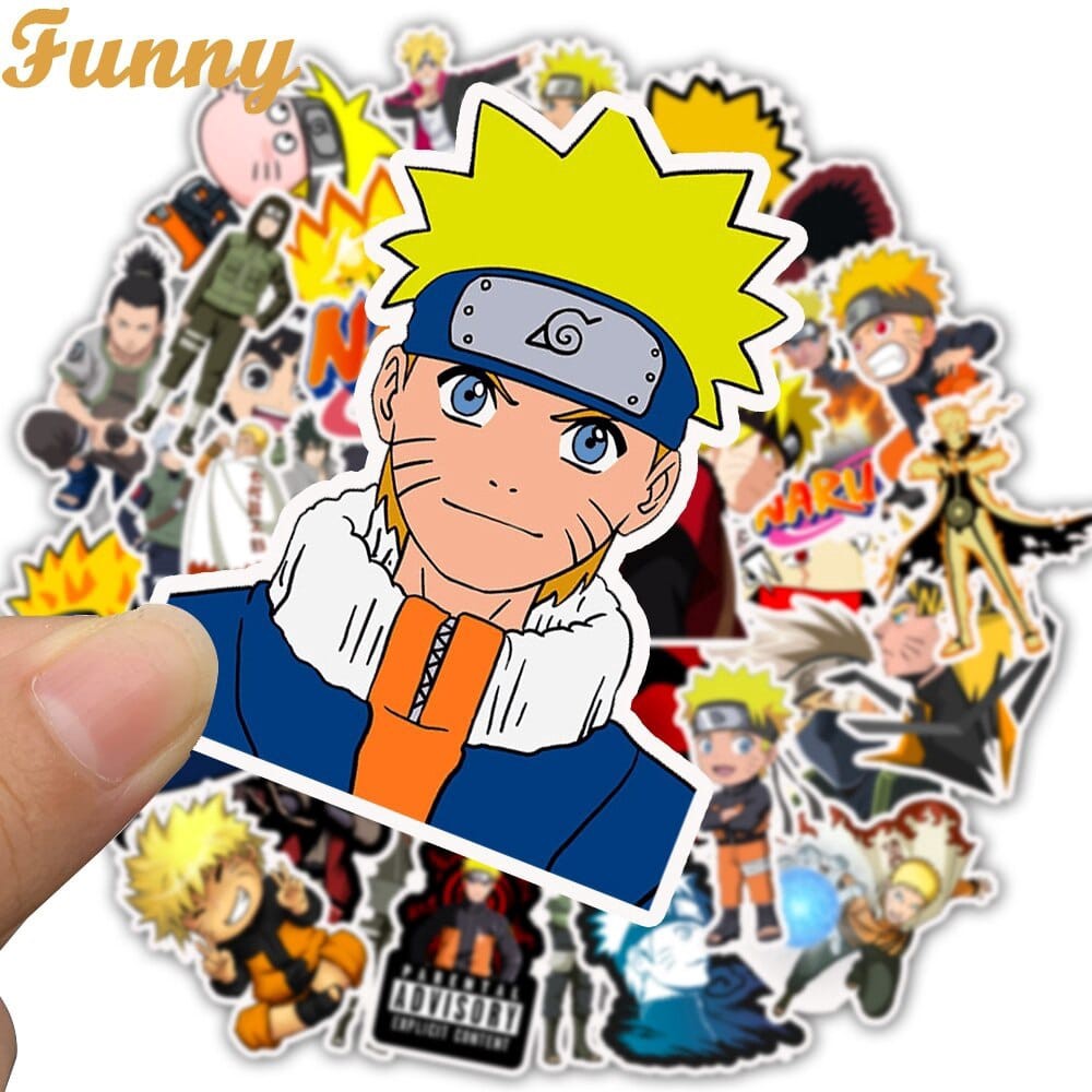

STIKER VINIL ISI 50 PCS NARUTO JEPANG STICKER ANTI AIR AESTHETIC