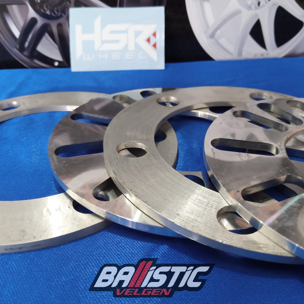 Spacer Velg Mobil Ukuran 5mm 8mm Buat Brio Mobilio Livina Avanza Pajero Fortuner Hilux Terrano