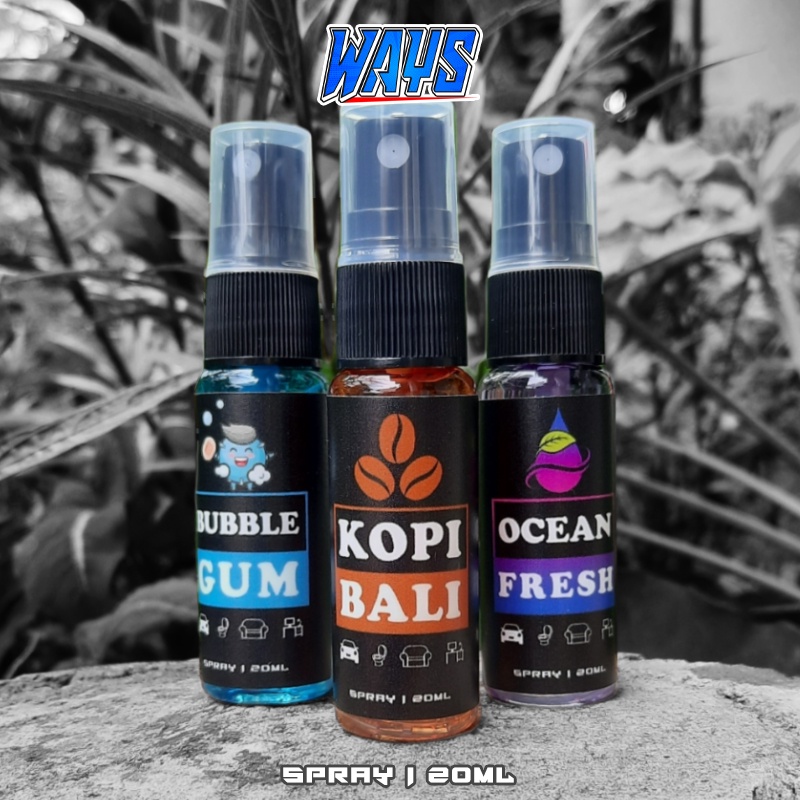 [Z183] 20ml Parfum Kopi Bali Spray Botol Semprot Pengharum Pewangi Mobil Helm Jaket Kipas AC Lemari Ruangan
