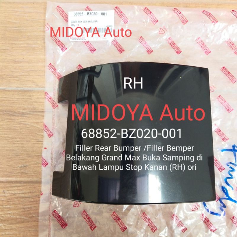 Filler Bemper Belakang Grand Max Buka Samping di Bawah Lampu Stop ori