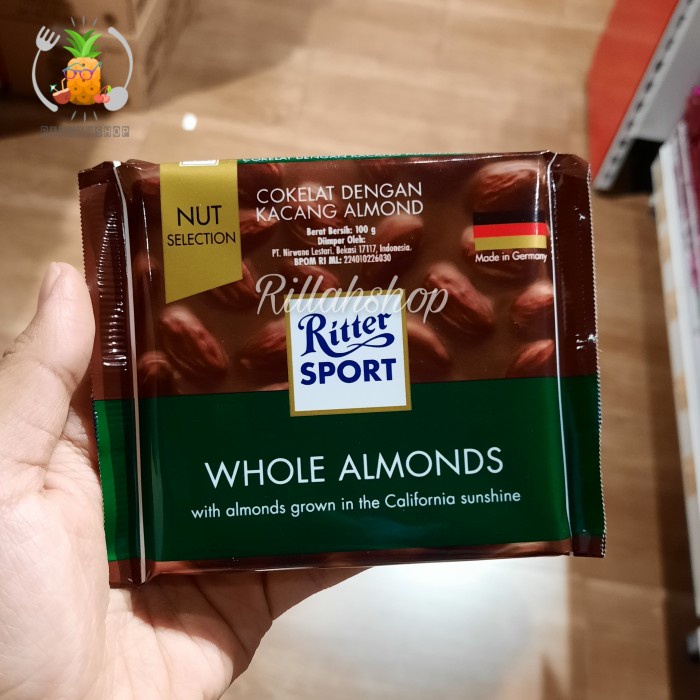 

Ritter Sport Whole Almond Chocolate
