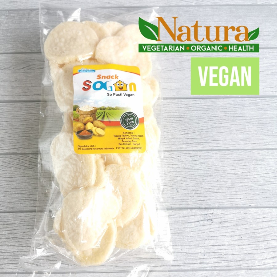 

Sogan Kerupuk Kemplang Snack Vegan Vegetarian