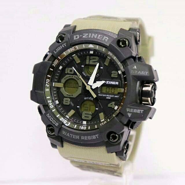 Jam tangan Sport pria D-Ziner
