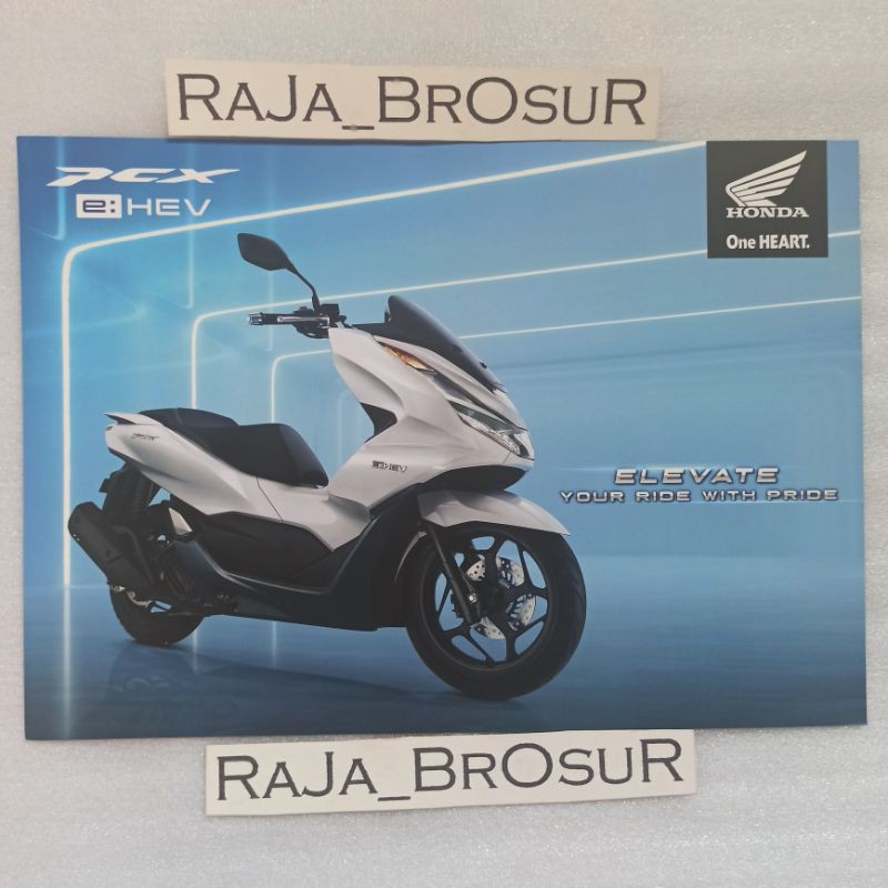 Poster brosur Honda PCX Ehev 2021