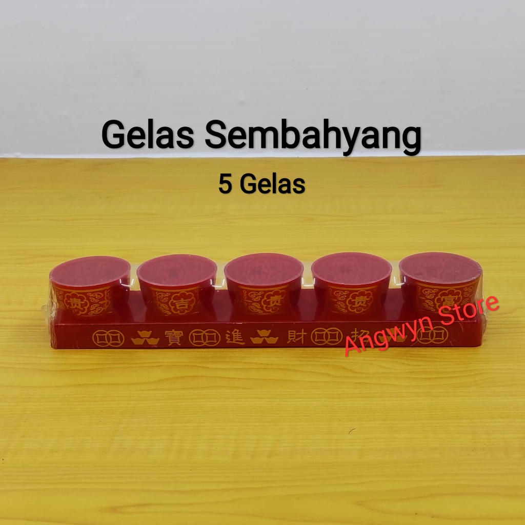 Gelas Sembahyang Set 5 gelas