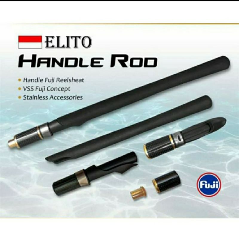 Rell Seat Stick Katrol Fuji Vss Set Lenkap Busa Dan Tube Elito Handle Rod Murah Cod