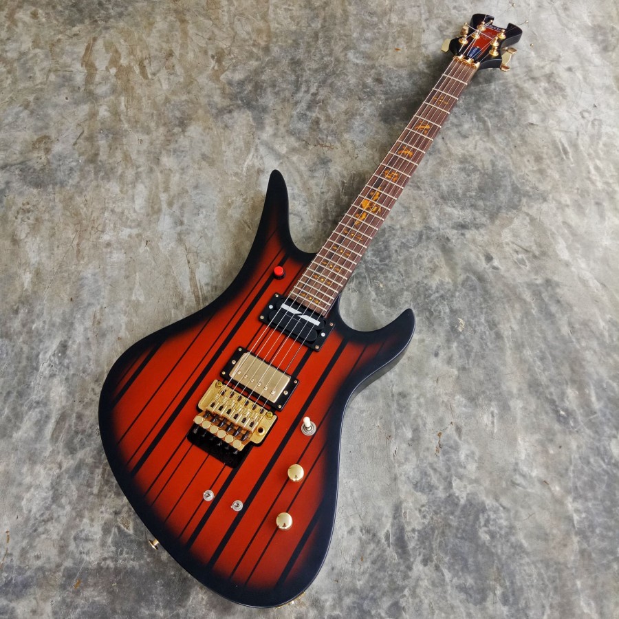 Schecter Synyster Gates Custom Tobacco Burst Pickup Sustainiac