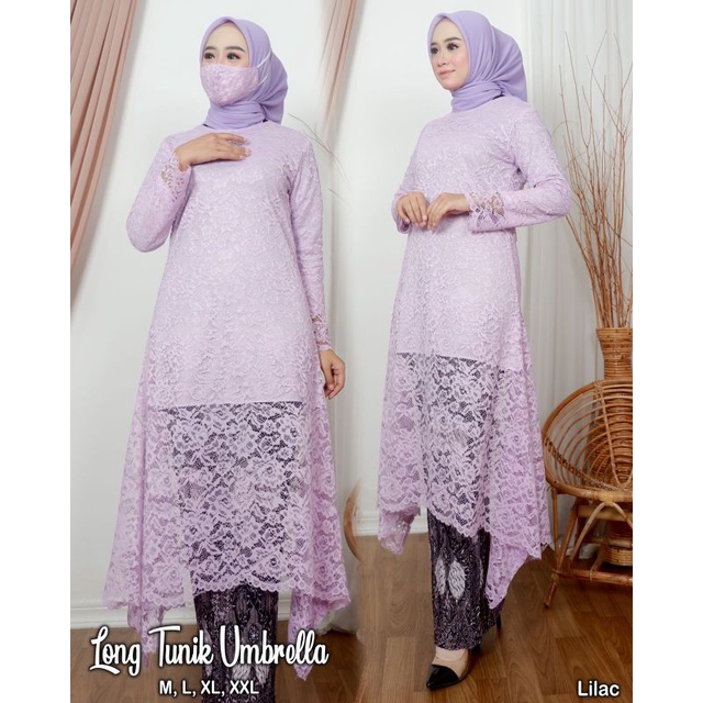 KEBAYA ORIGINAL//SET LONG TUNIK UMBRELLA//KODE ADK