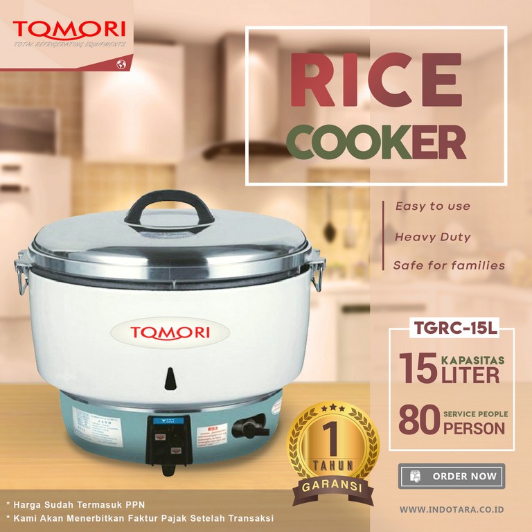 Gas Rice Cooker Tomori TGRC-15L