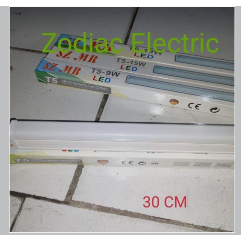 lampu tl neon t5 led 5watt szmr putih dan kuning