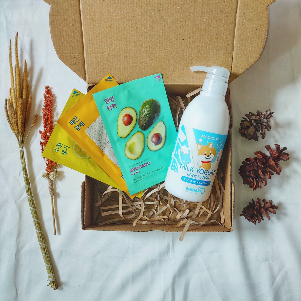 Skincare D Hampers / Hampers Birthday Valentine Graduation / Hadiah Cewek / Kado Face Mask / Body Lo