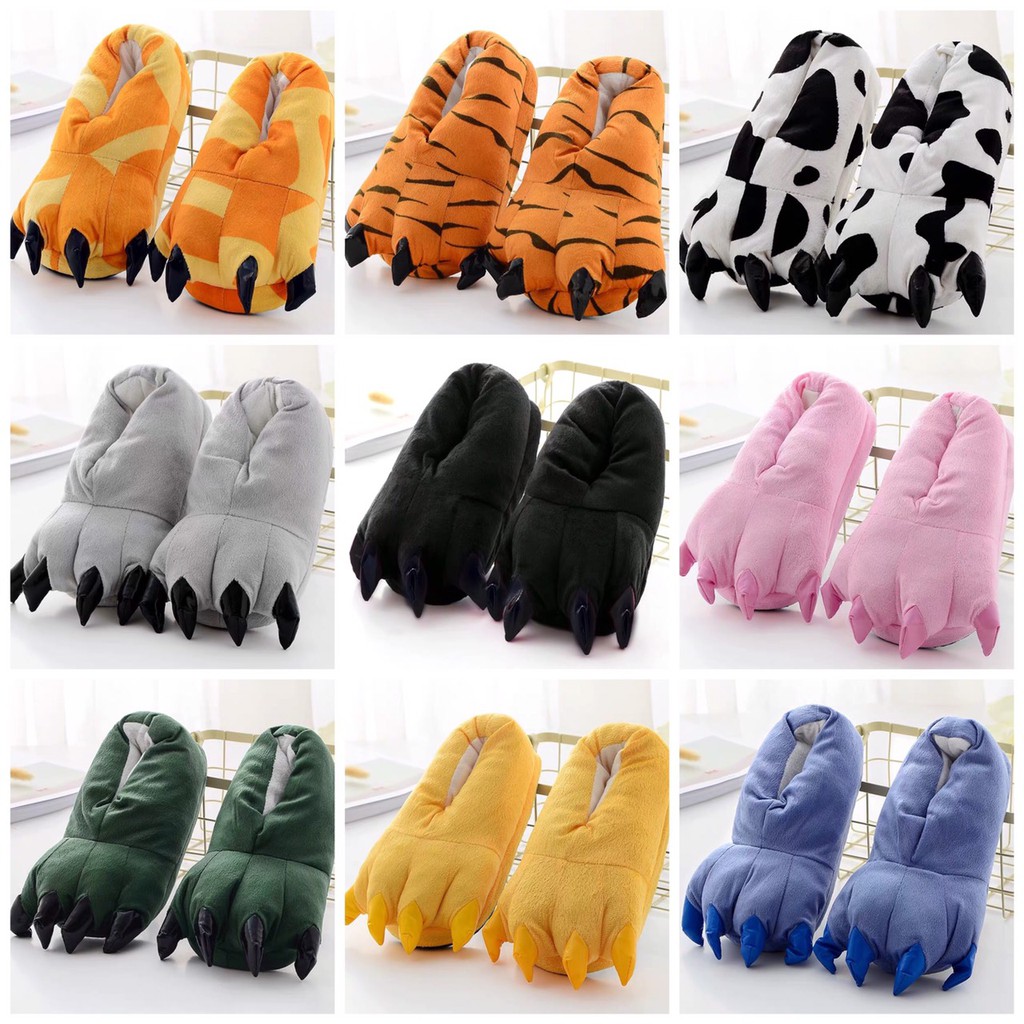 SEPATU ONESIE SANDAL RUMAH CLAW DINOSAURUS DINO