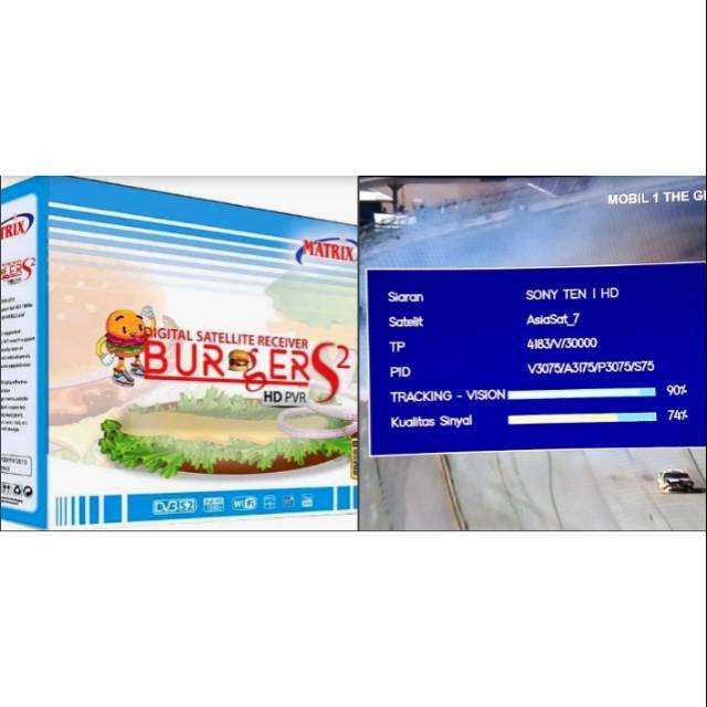 RECEIVER MATRIX BURGER S2 K5s full upgrade